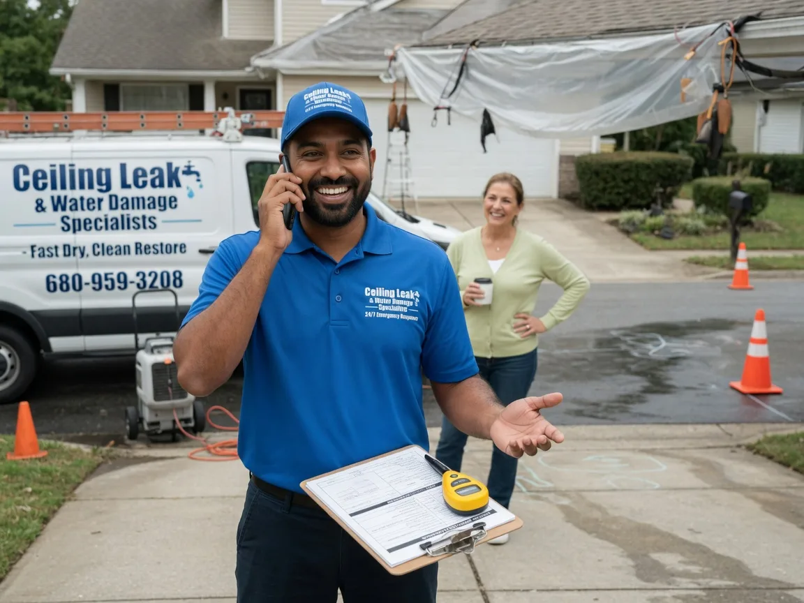 Ceiling Leak Cleanup Rea, MO FAQs
